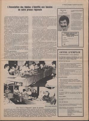 Le Soleil de Colombie, August 25, 1978, page 5