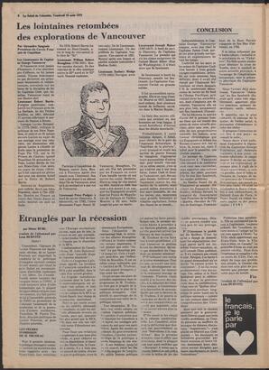Le Soleil de Colombie, August 18, 1978, page 6