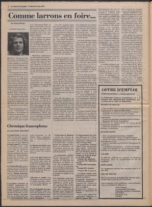 Le Soleil de Colombie, August 18, 1978, page 4