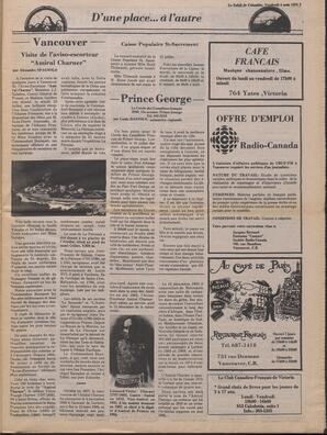 Le Soleil de Colombie, August 4, 1978, page 3