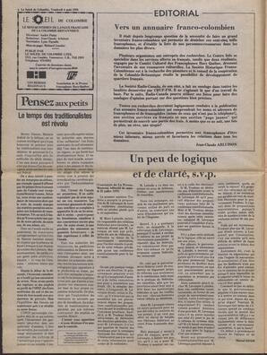Le Soleil de Colombie, August 4, 1978, page 2