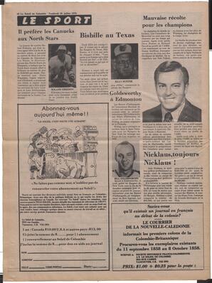 Le Soleil de Colombie, July 28, 1978, page 16