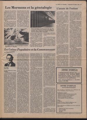 Le Soleil de Colombie, July 28, 1978, page 11