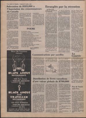 Le Soleil de Colombie, July 28, 1978, page 6
