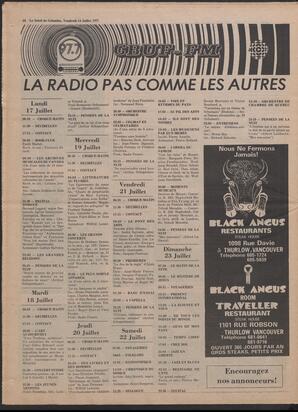 Le Soleil de Colombie, July 14, 1978, page 14