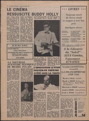 Le Soleil de Colombie, July 14, 1978, page 8