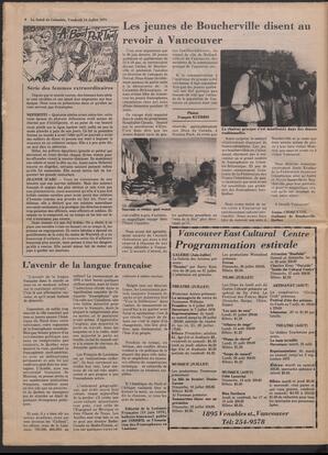 Le Soleil de Colombie, July 14, 1978, page 6