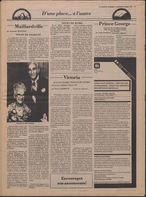 Le Soleil de Colombie, July 14, 1978, page 3