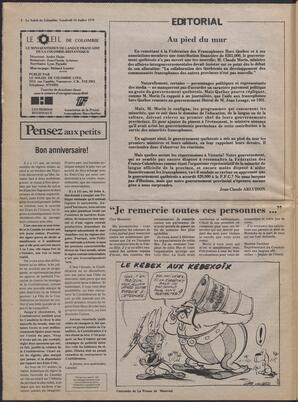 Le Soleil de Colombie, July 14, 1978, page 2