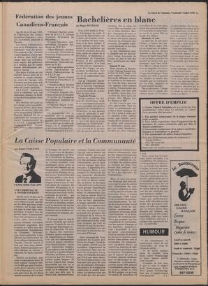 Le Soleil de Colombie, July 7, 1978, page 15