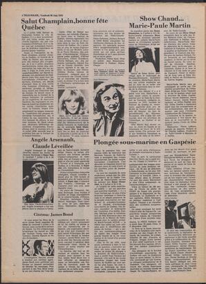Le Soleil de Colombie, June 30, 1978, page 12
