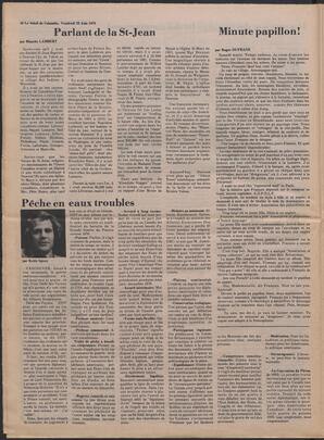 Le Soleil de Colombie, June 23, 1978, page 10