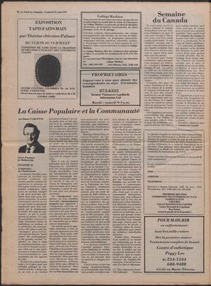 Le Soleil de Colombie, June 16, 1978, page 16