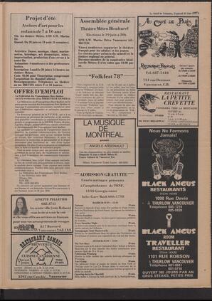 Le Soleil de Colombie, June 16, 1978, page 13
