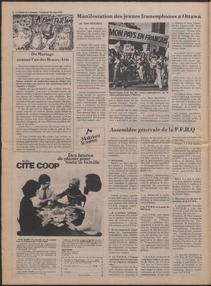 Le Soleil de Colombie, June 16, 1978, page 6
