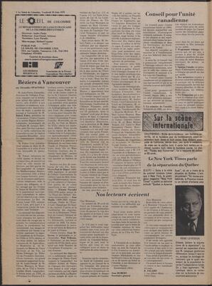 Le Soleil de Colombie, June 16, 1978, page 2