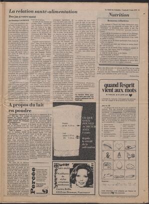Le Soleil de Colombie, June 9, 1978, page 17