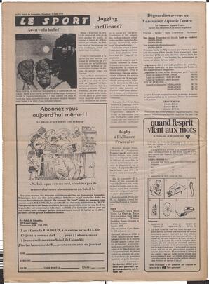 Le Soleil de Colombie, June 2, 1978, page 20