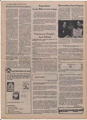 Le Soleil de Colombie, June 2, 1978, page 8