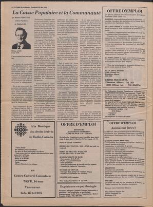 Le Soleil de Colombie, May 26, 1978, page 16