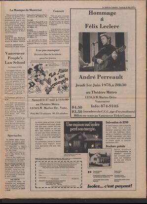 Le Soleil de Colombie, May 26, 1978, page 13