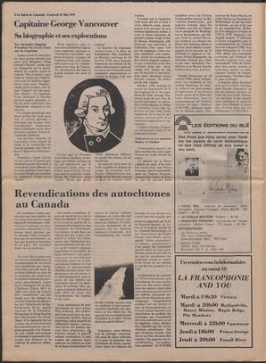 Le Soleil de Colombie, May 26, 1978, page 8