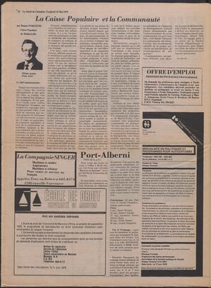Le Soleil de Colombie, May 12, 1978, page 16