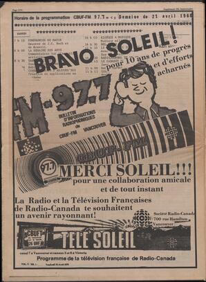 Le Soleil de Colombie, April 28, 1978, page 24