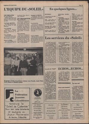 Le Soleil de Colombie, April 28, 1978, page 15