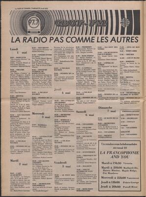 Le Soleil de Colombie, April 28, 1978, page 6