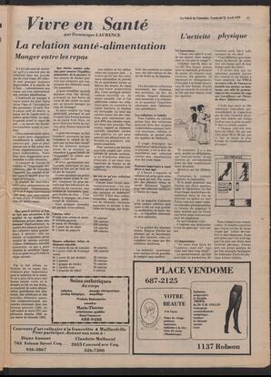 Le Soleil de Colombie, April 21, 1978, page 21