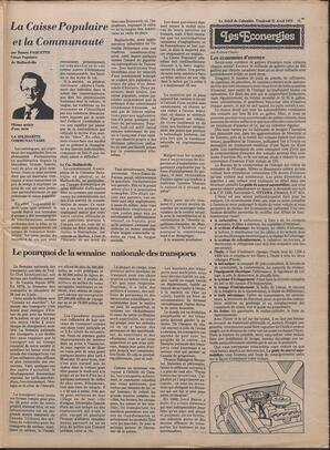 Le Soleil de Colombie, April 21, 1978, page 15