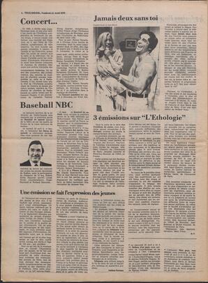 Le Soleil de Colombie, April 21, 1978, page 14