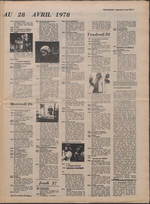 Le Soleil de Colombie, April 21, 1978, page 13