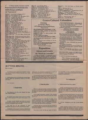 Le Soleil de Colombie, April 21, 1978, page 8