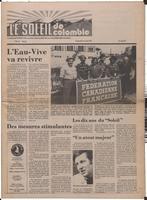 Le Soleil de Colombie, April 14, 1978