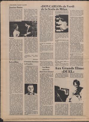 Le Soleil de Colombie, April 7, 1978, page 14