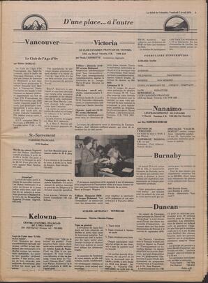 Le Soleil de Colombie, April 7, 1978, page 3
