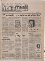 Le Soleil de Colombie, March 31, 1978
