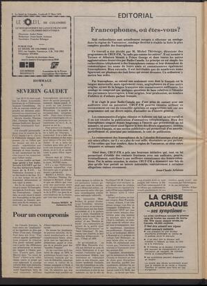 Le Soleil de Colombie, March 17, 1978, page 2