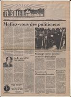Le Soleil de Colombie, March 10, 1978