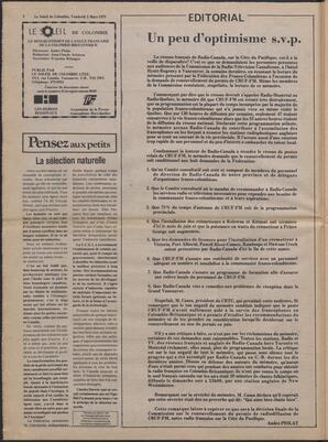 Le Soleil de Colombie, March 3, 1978, page 2