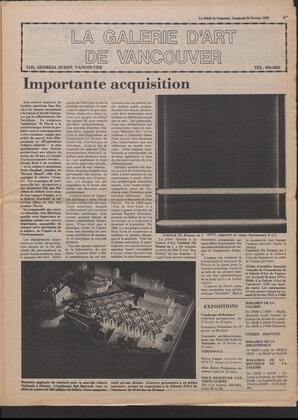 Le Soleil de Colombie, February 24, 1978, page 11