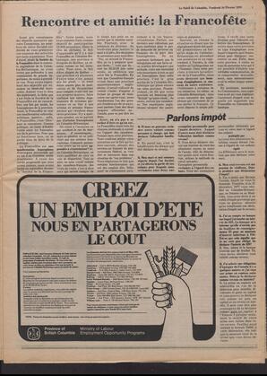 Le Soleil de Colombie, February 24, 1978, page 7