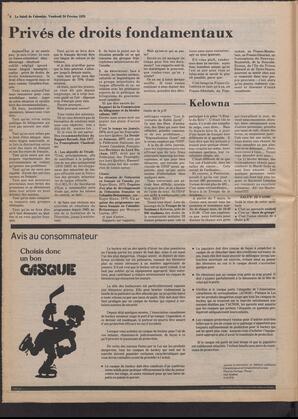 Le Soleil de Colombie, February 24, 1978, page 6