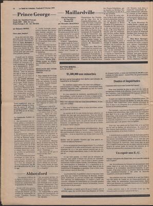 Le Soleil de Colombie, February 17, 1978, page 18
