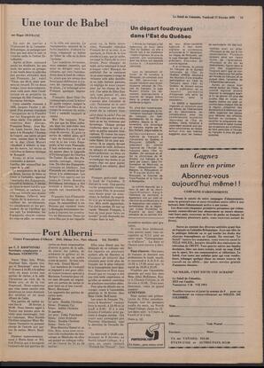 Le Soleil de Colombie, February 17, 1978, page 17
