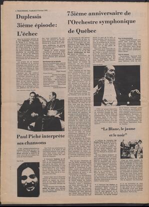 Le Soleil de Colombie, February 17, 1978, page 16