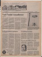 Le Soleil de Colombie, February 10, 1978