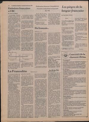 Le Soleil de Colombie, February 10, 1978, page 16